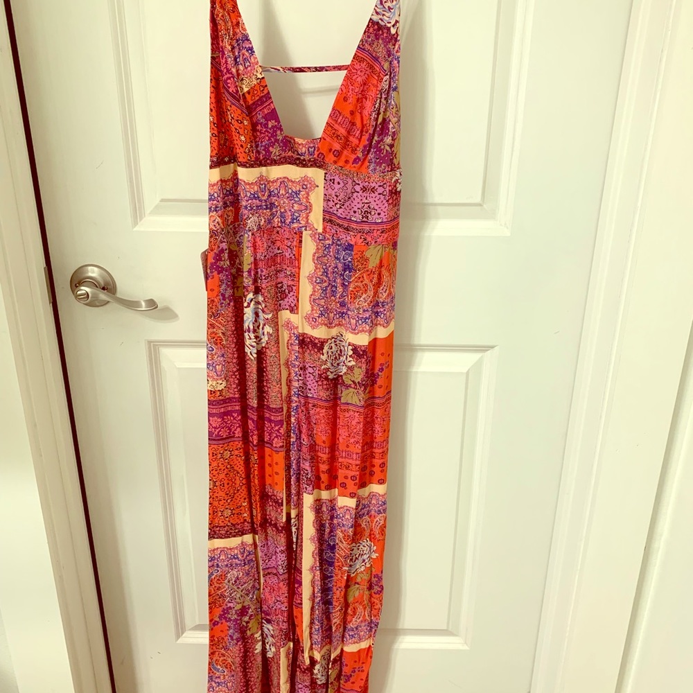 COPY - NWT pink Free People patchwork Jumpsuit si…